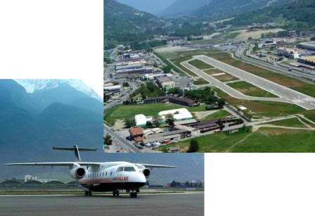 Aeroporto Corrado Gex ad Aosta